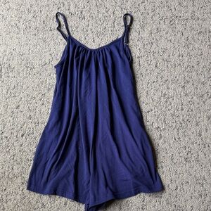 Women's Navy Blue Romper